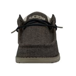 Heydude Hey Dude Wally Herringbone Chocolate -Heydude 110061915 WALLY HERRINGBONE CHOCOLATE LEFT 4 46672