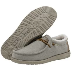 Heydude Hey Dude Wally Herringbone Grey -Heydude 110063133 WALLY HERRINGBONE GREY LEFT 3 27965