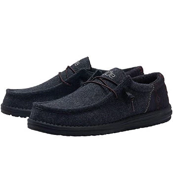 Heydude Hey Dude Men's Wally Funk Wool Black Aztec 4 Heydude Hey Dude Men's Wally Funk Wool Black Aztec - Image 2