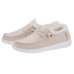 Heydude Hey Dude Wendy Corduroy Cream Shoe