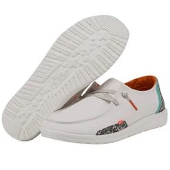 Heydude Hey Dude Women's Wendy Snake -Heydude 121410182 WENDY SNAKE LINEN WHITE 03 720x d7e24f46 edeb 4022 919e 0dea6f5d92db