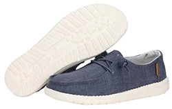 Heydude Hey Dude Chambray Navy & White Wendy Shoes 6 Heydude Hey Dude Chambray Navy & White Wendy Shoes - Image 4