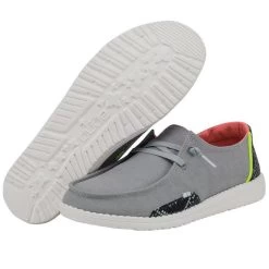 Heydude Hey Dude Wendy Steel Grey Snake Print Shoes -Heydude 121413190 WENDY SNAKE LINEN STEEL GREY 03 720x 1087bdcc a293 476b 82fe 53a41f47dbb3