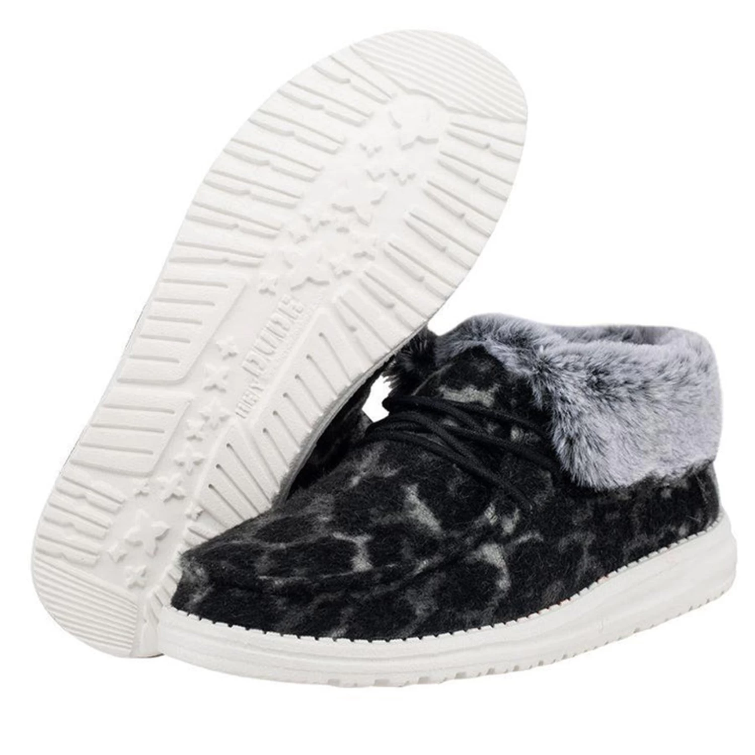 Heydude Hey Dude Britt Abstract Grey Leopard Bootie 5 Heydude Hey Dude Britt Abstract Grey Leopard Bootie - Image 3