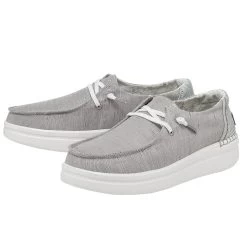 Heydude Hey Dude Women's Wendy Rise Chambray Lunar Rock