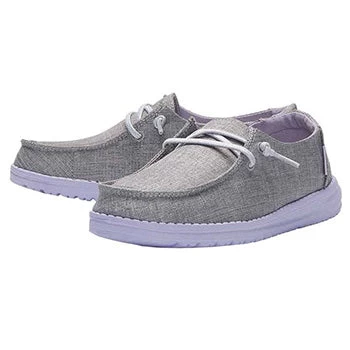Heydude Hey Dude Wendy Youth Sparkling Grey Lilac 7 Heydude Hey Dude Wendy Youth Sparkling Grey Lilac - Image 5