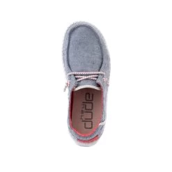 Heydude Hey Dude Wendy Youth Chambray Braid Indigo -Heydude 130125704b