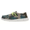 Heydude Hey Dude Youth Wally Sox Taupe Camo 1 Heydude Hey Dude Youth Wally Sox Taupe Camo -Heydude 130137034 WALLY YOUTH SOX TAPUE CAMO LEFT 1
