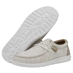 Heydude Hey Dude Men's Wally Ascended Woven Ivory Coast -Heydude 40002 1JU WALLYASCENDWOVEN IVORYCOAST PAIRBOTTOM