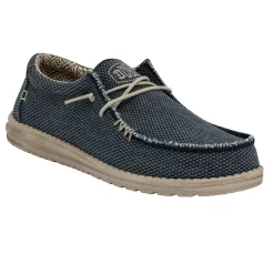 Heydude Hey Dude Men's Wally Braided Blue Night -Heydude 40003 4NM WALLBRAIDED BLUENIGHT RIGHTANGLE