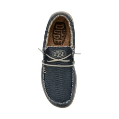 Heydude Hey Dude Men's Wally Braided Blue Night -Heydude 40003 4NM WALLBRAIDED BLUENIGHT RIGHTTOP