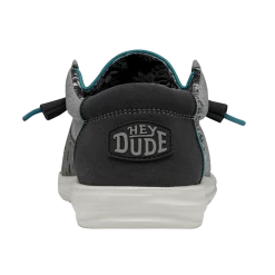 Heydude HEY DUDE WALLY H20 GRAPHITE -Heydude 40013 014 WALLYH2O GRAPHITE RIGHTBACK