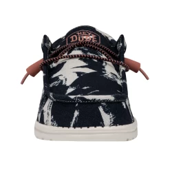 Heydude Hey Dude Wally Palm Navy 15 Heydude Hey Dude Wally Palm Navy -Heydude 40016 410 WALLYPALM NAVY RIGHTFRONT