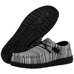 Heydude Hey Dude Wally Serape Black Gravel 14 Heydude Hey Dude Wally Serape Black Gravel -Heydude 40017 0YB WALLYSERAPE BLACKGRAVEL PAIRBOTTOM