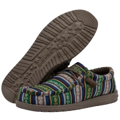 Heydude Hey Dude Wally Serape Blue Canyon 11 Heydude Hey Dude Wally Serape Blue Canyon -Heydude 40017 9BK WALLYSERAPE BLUECANYON PAIRBOTTOM
