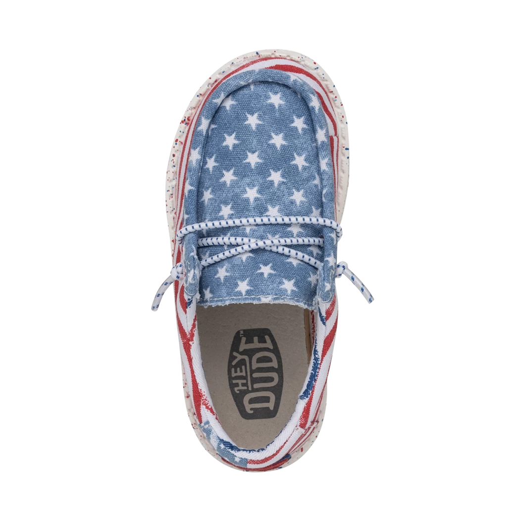 Heydude Hey Dude Wally Toddler Patriotic Stars & Stripes 5 Heydude Hey Dude Wally Toddler Patriotic Stars & Stripes - Image 3