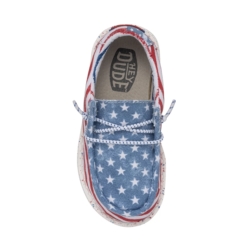 Heydude Hey Dude Wally Toddler Patriotic Stars & Stripes 4 Heydude Hey Dude Wally Toddler Patriotic Stars & Stripes - Image 2