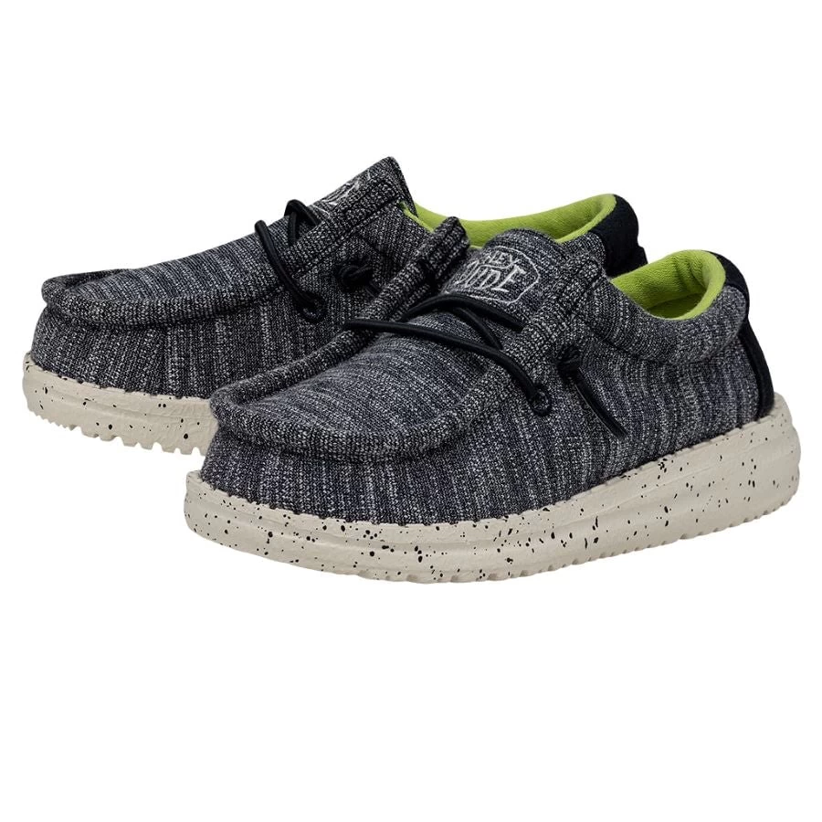 Heydude Hey Dude Wally Toddler Stretch Speckled Navy 3 Heydude Hey Dude Wally Toddler Stretch Speckled Navy