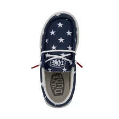 Heydude Hey Dude Youth Wally American Flag -Heydude 40046 9CW WALLYYOUTHPATRIOTIC AMERICANFLAG LEFTTOP