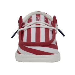 Heydude Hey Dude Youth Wally American Flag -Heydude 40046 9CW WALLYYOUTHPATRIOTIC AMERICANFLAG RIGHTFRONT