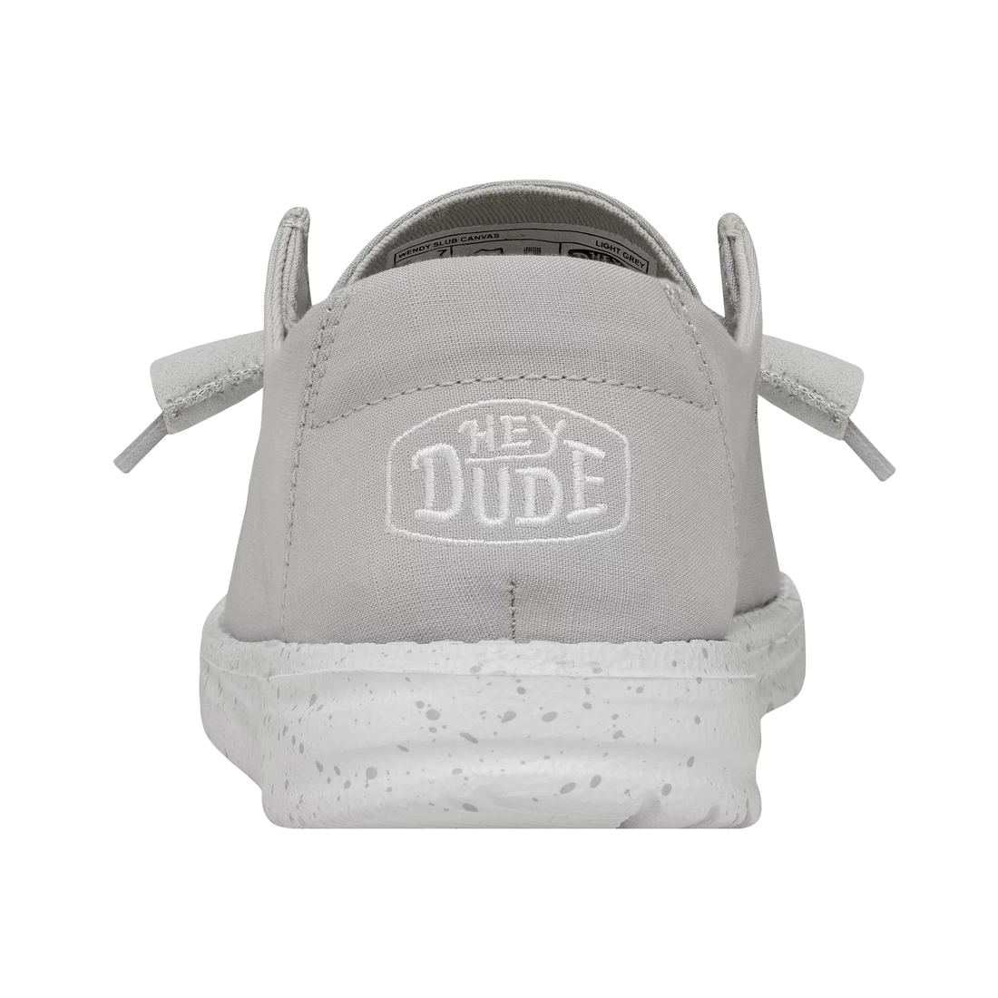 Heydude Hey Dude Wendy Slub Canvas Light Grey 5 Heydude Hey Dude Wendy Slub Canvas Light Grey - Image 3