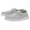 Heydude Hey Dude Wendy Slub Canvas Light Grey -Heydude 40063 007 WENDYSLUBCANVAS LIGHTGREY PAIRSIDE