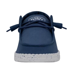 Heydude Hey Dude Wendy Slub Canvas True Blue -Heydude 40063 428 WENDYSLUBCANVAS TRUEBLUE LEFTFRONT