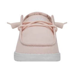 Heydude Hey Dude Wendy Slub Canvas Pink 13 Heydude Hey Dude Wendy Slub Canvas Pink -Heydude 40063 680 WENDYSLUBCANVAS PINK RIGHTFRONT