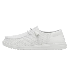 Heydude HEY DUDE WENDY FUNK MONO WHITE 12 Heydude HEY DUDE WENDY FUNK MONO WHITE -Heydude 40065 100 WENDYFUNKMONO WHITE LEFTSIDE