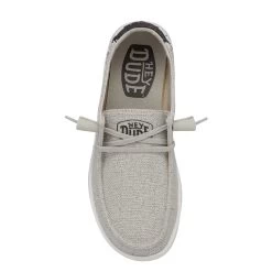 Heydude Hey Dude Wendy Woven Light Grey 14 Heydude Hey Dude Wendy Woven Light Grey -Heydude 40098 007 WENDYWOVEN LIGHTGREY RIGHTTOP