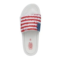 Heydude Hey Dude Men's Phoenix Flag Slides -Heydude 40127 1JR PHOENIX FLAG LEFTTOP