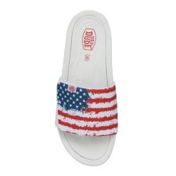 Heydude Hey Dude Men's Phoenix Flag Slides -Heydude 40127 1JR PHOENIX FLAG RIGHTTOP