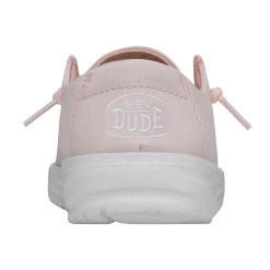 Heydude Hey Dude Wendy Toddler Slub Canvas Pink -Heydude 40144 680 WENDYTODDLERSLUBCANVAS PINK RIGHTBACK