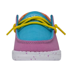 Heydude Hey Dude Wendy Toddler Slub Color Block -Heydude 40144 9CI WENDYTODDLERSLUBCANVAS COLORBLOCK LEFTFRONT