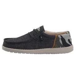 Heydude Hey Dude Men's Wally Funk Camo Dark Grey Shoes