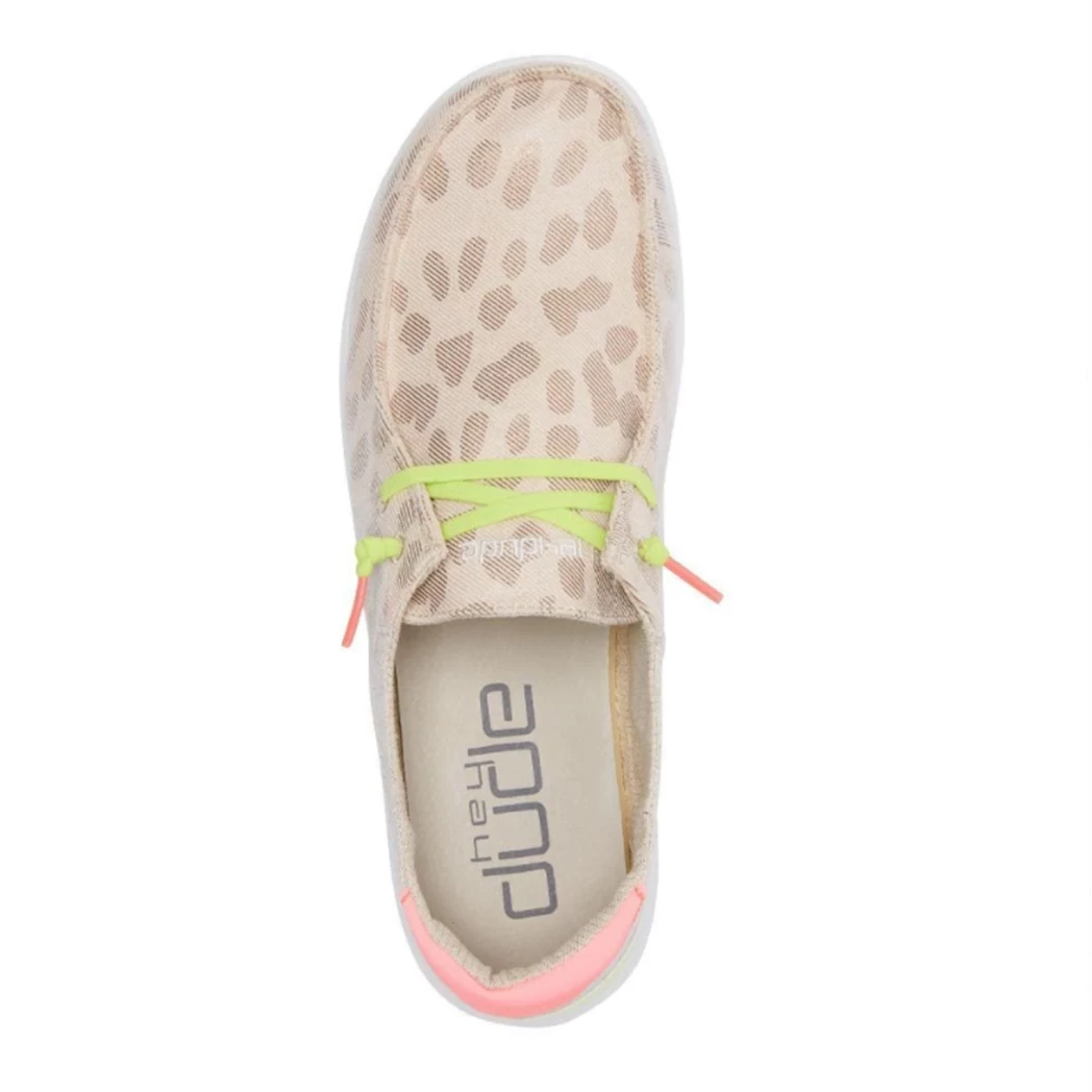 Heydude Hey Dude Wendy Rise Leopard Neon Beige 6 Heydude Hey Dude Wendy Rise Leopard Neon Beige - Image 4
