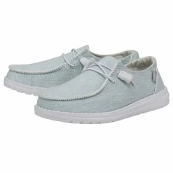 Heydude Hey Dude Women's Wendy White Boho Stitch Sky Blue