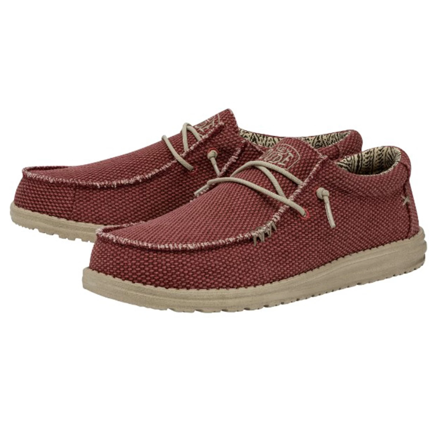 Heydude Hey Dude Men's Wally Braided Pompeian Red 3 Heydude Hey Dude Men's Wally Braided Pompeian Red