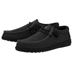 Heydude Hey Dude Black Micro Wally Sox Casual Shoe