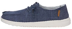 Heydude Hey Dude Chambray Navy & White Wendy Shoes 5 Heydude Hey Dude Chambray Navy & White Wendy Shoes - Image 3