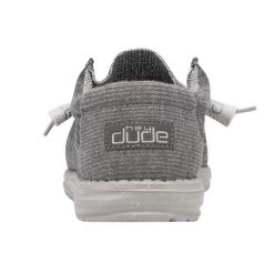 Heydude Hey Dude Men's Wally Ash Crosshatch Shoe -Heydude back 05bef45c e15d 4b54 8ede 800998f79b7f