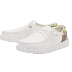 Heydude HEY DUDE WENDY FUNK CHAMBRAY WHITE