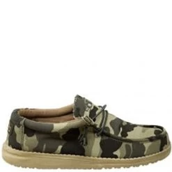 Heydude Hey Dude Men's Wally Canvas Camo Shoe -Heydude hey dude wally canvas 110067003 camo